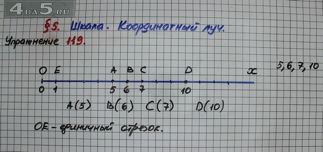 Математика 5 класс страница 119 номер 6.172. Математика номер 119. Математика 5 класс номер 119. Координатный Луч 5 класс задания по математике Мерзляк. Номер 6 119 по математике 5 класс 2 часть.