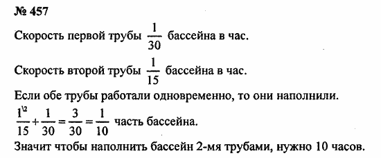 Одна труба заполняет бассейн