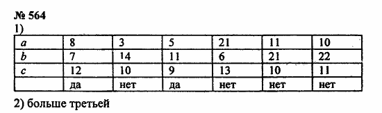 Математика пятый класс номер 564